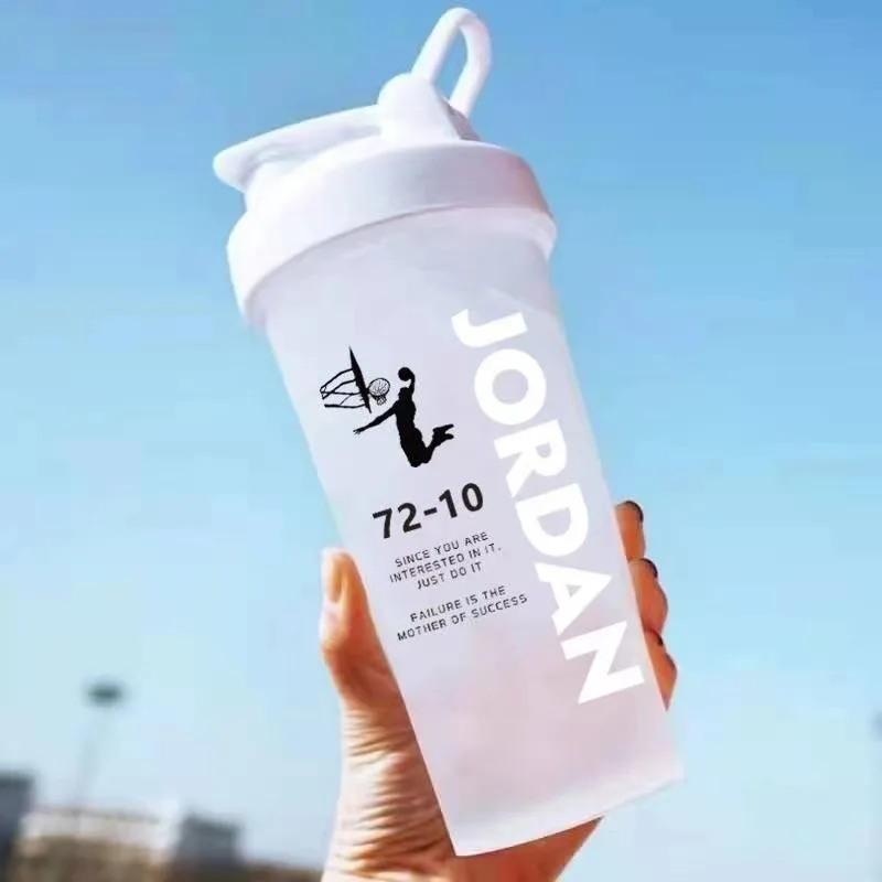 600ml Custom Logo PP Plastic Protein Shaker Bottle Fitness Sports Water Bottle with Ball Direct Fitness Essential