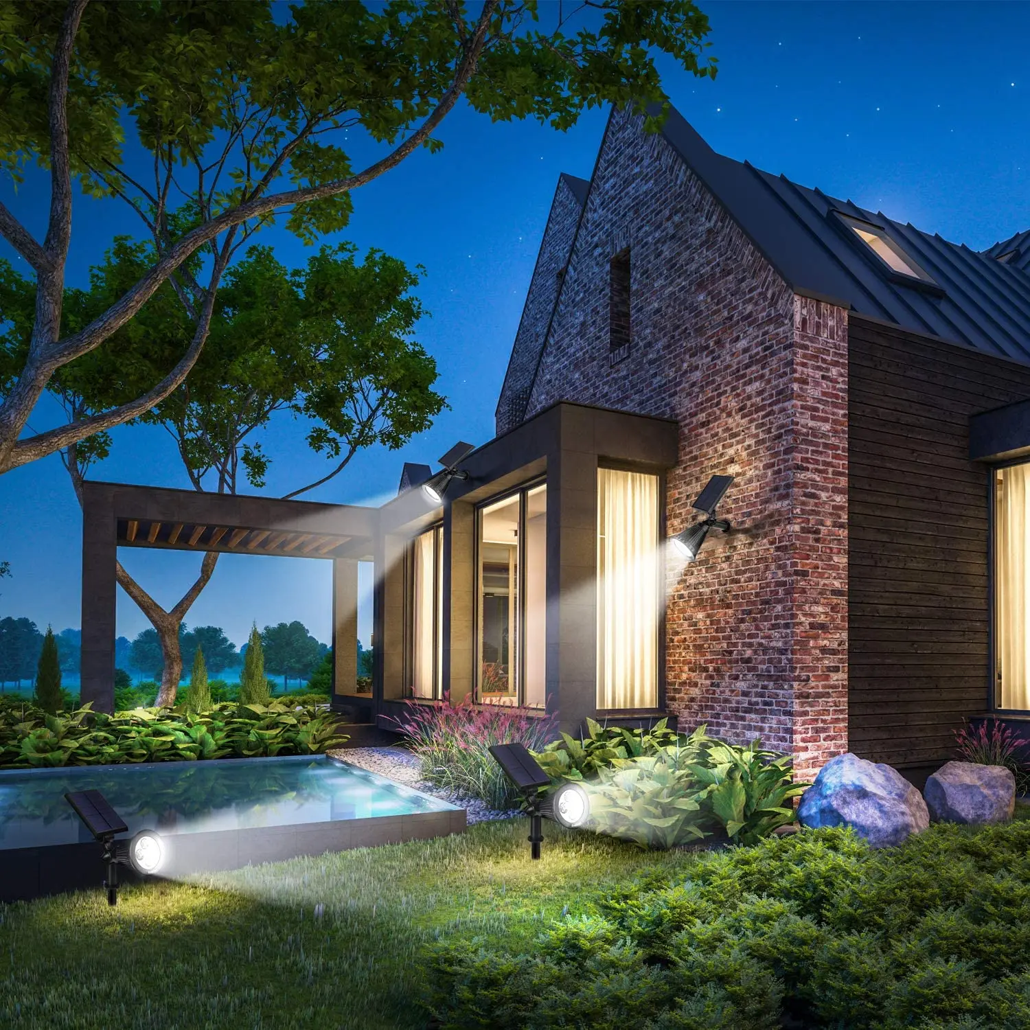 home wall lights waterproof Solar Lights Garden Energy Saving Lamp Solar Led Outdoor Light Led Solar Lamp Garden