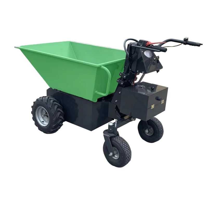 China OEM customized articulated battery 4 wheels 500kg electric mini dumper minero