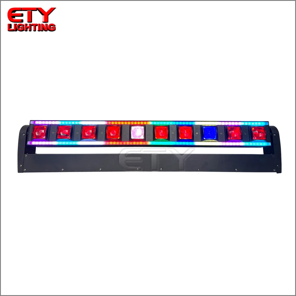 10 шт. 40 Вт Пиксельная движущаяся планка с RGB-кольцом