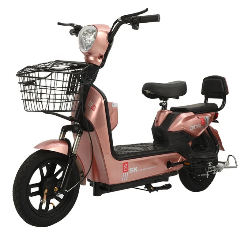 350w 48v 12 AH 2 Wheel Fast  Scooter Electric Bike Electric Scooter With Seat for Adults