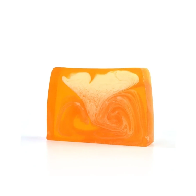 High Quality Herbal Flower Whitening Transparent Essential Oil Sweet Orange Toilet Soap