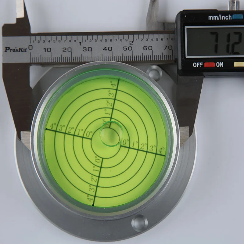 circular screw holes level vials level bubble metal level vials