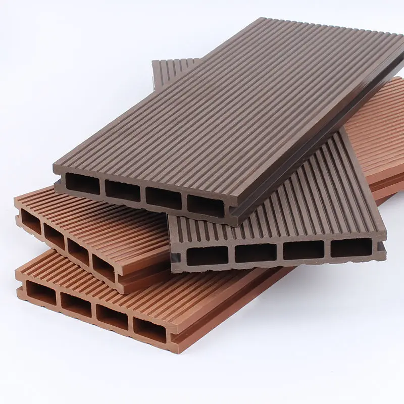 Wood Plastic Composite Decking Solid Floor, Outdoor Decking Flooring Wpc Wood Decking