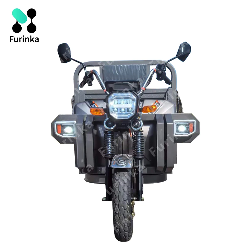 Efficient transport tool, powerful motor, electric cargo tricycle, large load capacity, for short-distance delivery