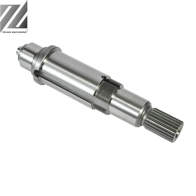 cnc turning motor central spindle precision cnc machining process motor shaft