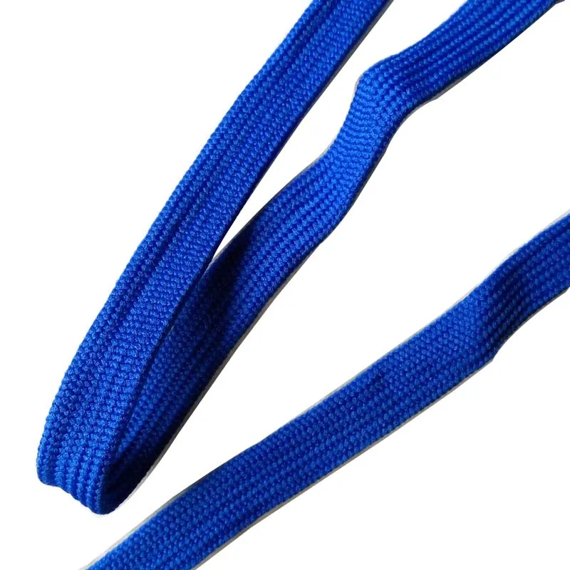 
Widely use hot sale 5mm 1cm flat rope for shoelace or drawstring polyester flat cord in roll 