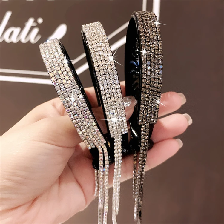 Hot Selling High Quality Full Crystal Hair Clip Women Fashion Bling Bling Headwear