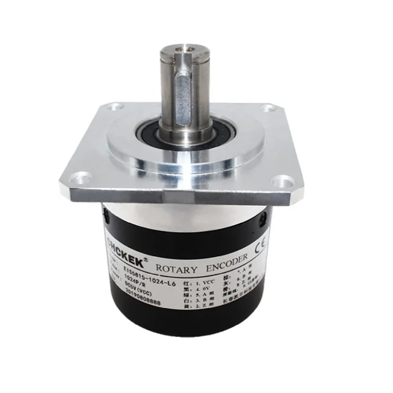 Absolute Optical Up To 5000Rmp Motor Speed 2500 Ppr Shaft Solid Npn Open Collector Encoders Sensor Incremental Rotary Encoder