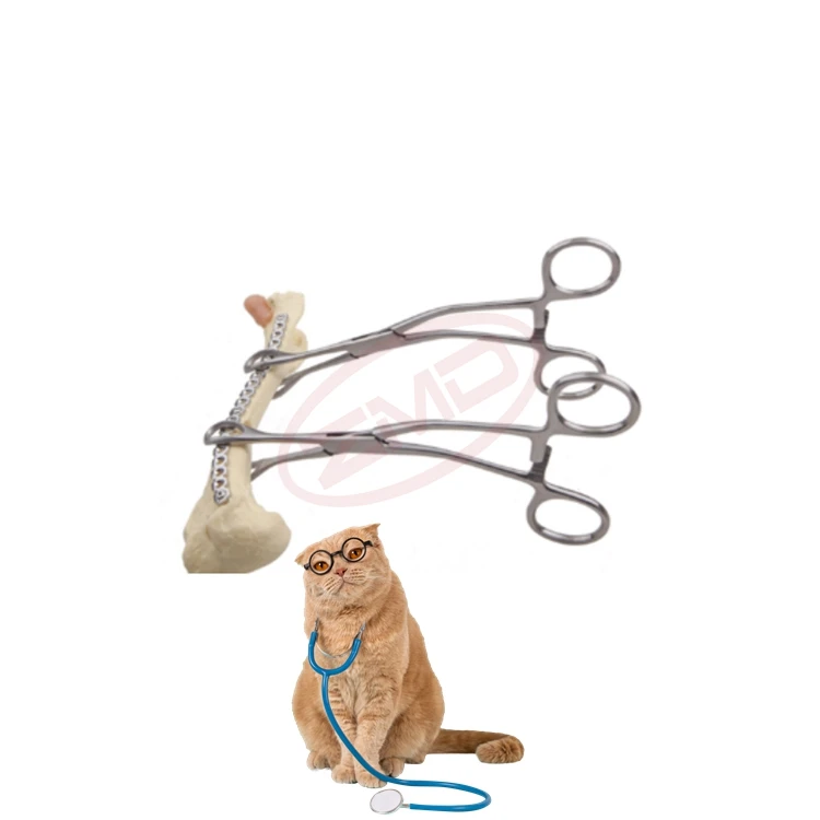 ZMD Orthopedic Reduction Forceps Self-Locking Fixed Pliers Serrated Jaws AO Plate Holding Instrument Bone Surgical Operations