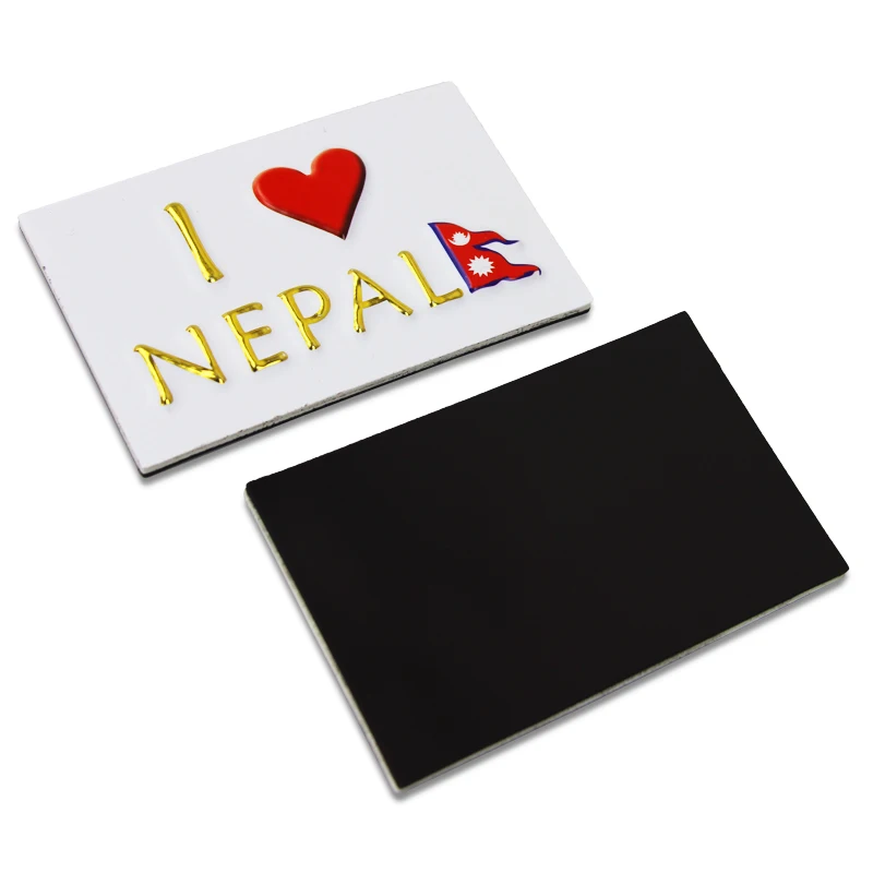 
2021 tourist souvenir photo refrigerator 3D embossed fridge magnet puffy sticker 