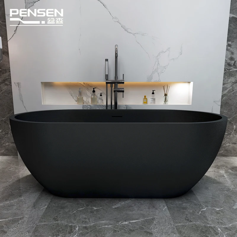  Автономные ванны из Овального камня Pensen недорогие Овальные