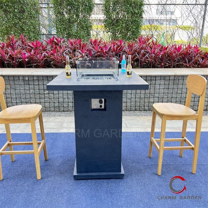 Concrete Table  Outdoor Decoration Bar Table Fire Pit