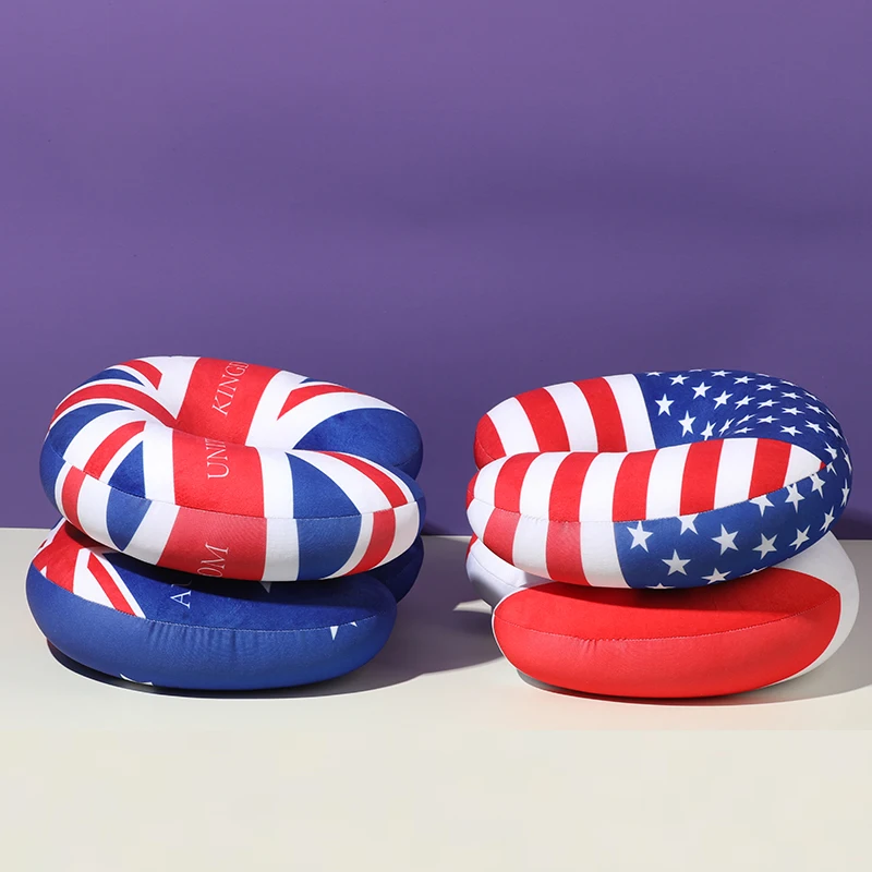 Индивидуальные микро-бусины U-образной формы дорожная подушка для шеи 100% полиэфирная самолета с эффектом памяти