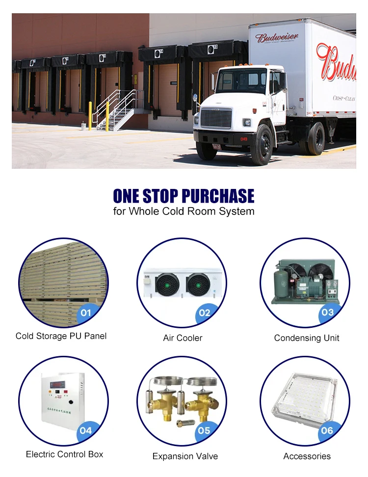 Wholesale Low Price Freezing Room Cold Storage Prefab Warehouse Industrial Cold Room For Meat Storage