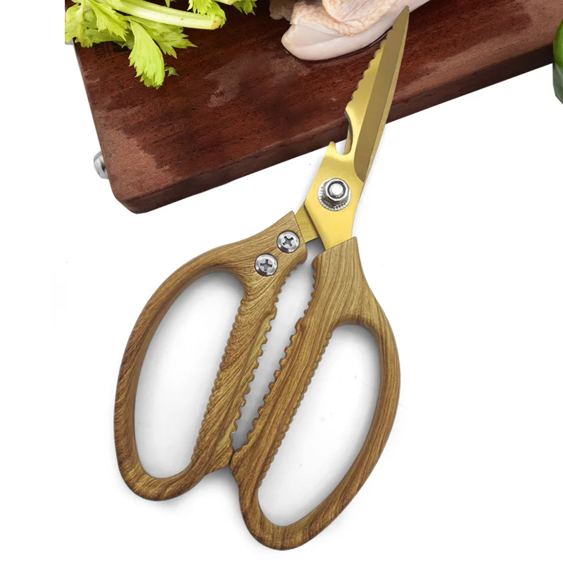 Stainless steel household kitchen SK6 Chicken bone scissors Bottle opener cut chicken feet plane fish scale walnut