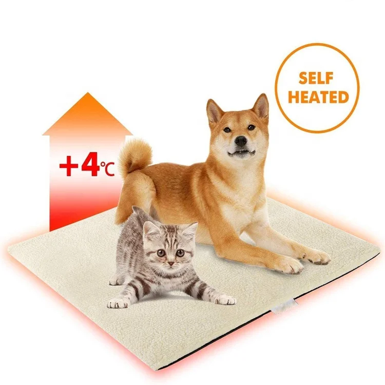 
2020 Winter Pet Self Heating Mat Thermal Dog Warmer Bed No Need Electricity Heated Pad for Dogs and Cats 