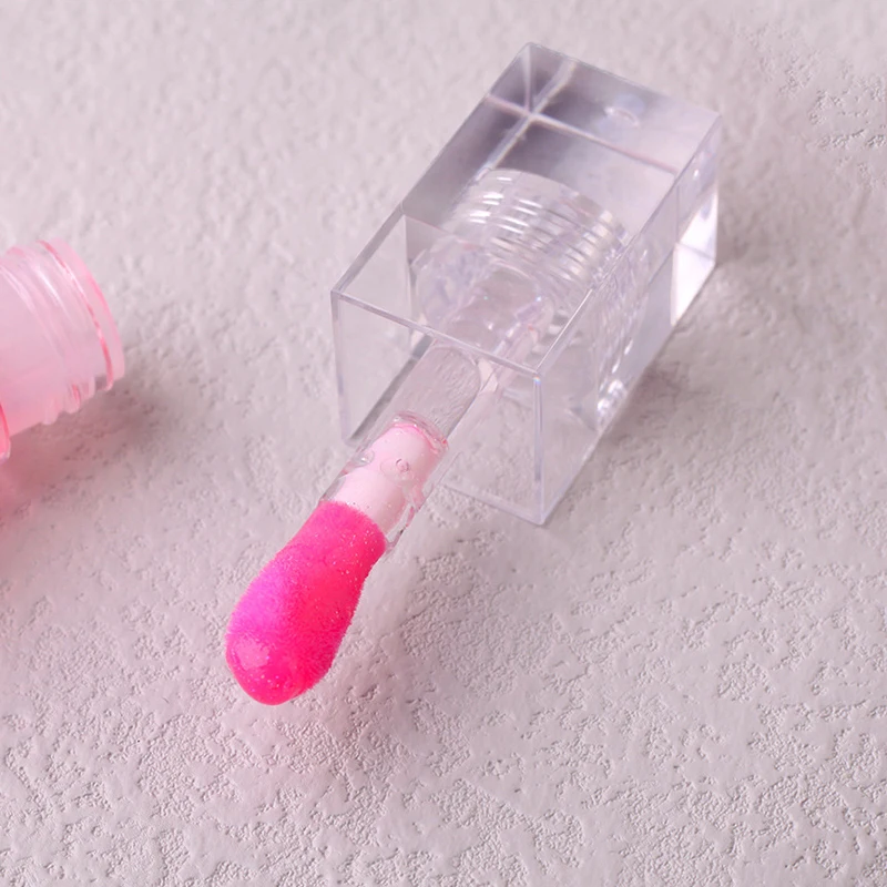 Custom Logo Color Changing Lip Gloss Plumper Flavoring Oil Fruit Tint Glow Private Label Lip Oil