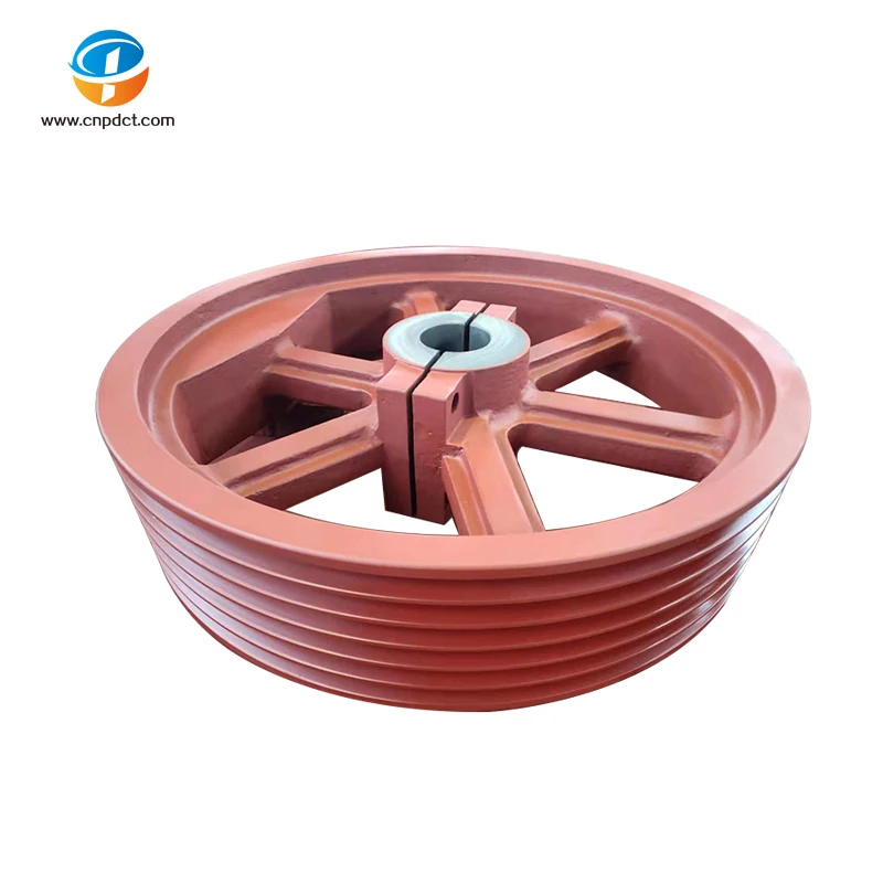 Запчасти для горнодобывающей машины ременный шкив щекового дробилочного колеса