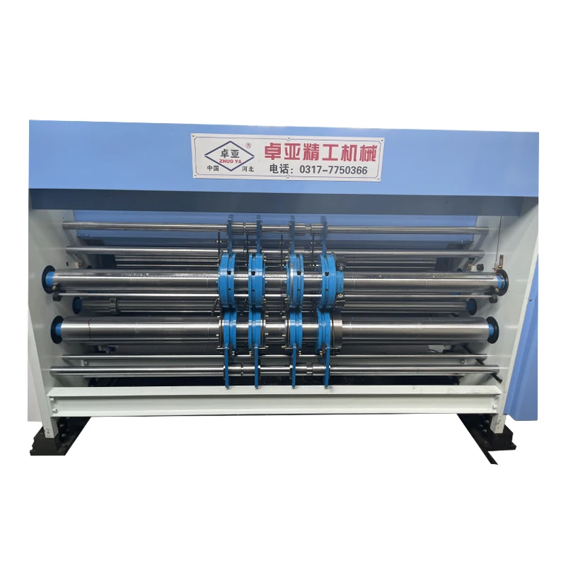 Automatic flexo two color printer slotter and die cutter corrugated board printing machine for make cardboard boxes