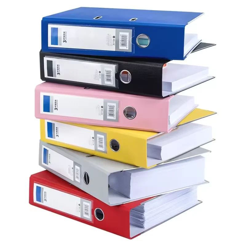 Factory direct sale metal A4 A5 Size 2 holes Lever arch file directory