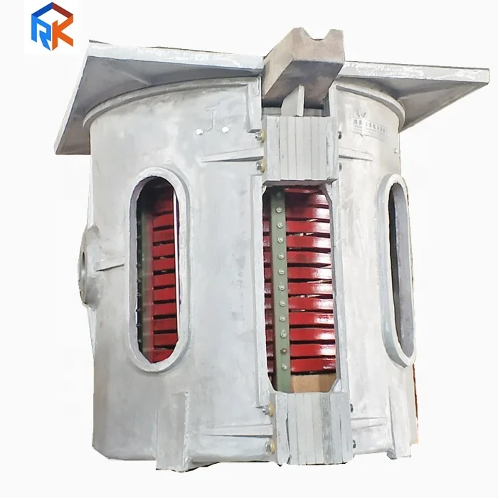 1Ton 800KW electric Induction furnace for melting steel iron copper aluminium