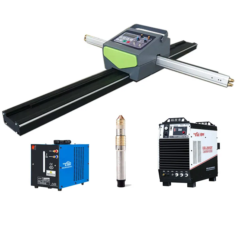 Portable  CNC plasma cutting machine oxyfuel  Huayuan LGK 63A cutting power 120A 160A GANTRY TYPE
