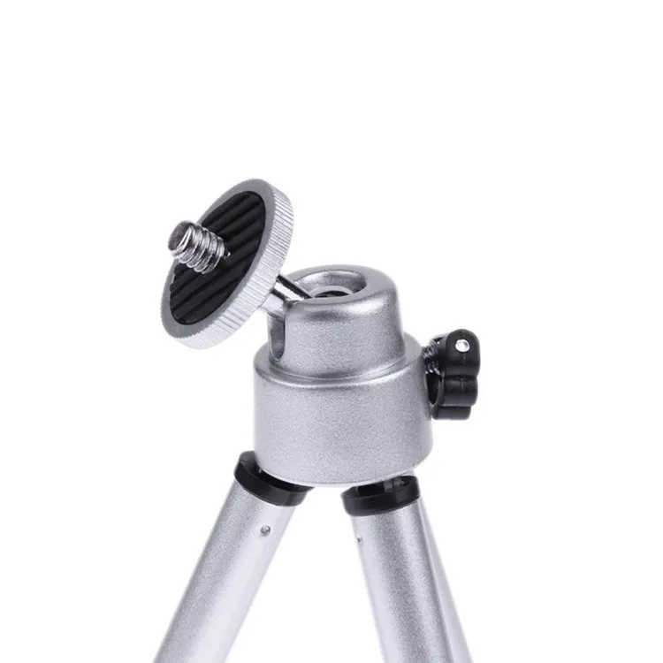 Wholesale Extendable Small Camera Aluminum Silver Table Tripod Cell Phone Mini Tripod