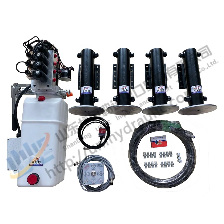 5 ton motorhome support legs hydraulic cylinder with auto leveling system for camper