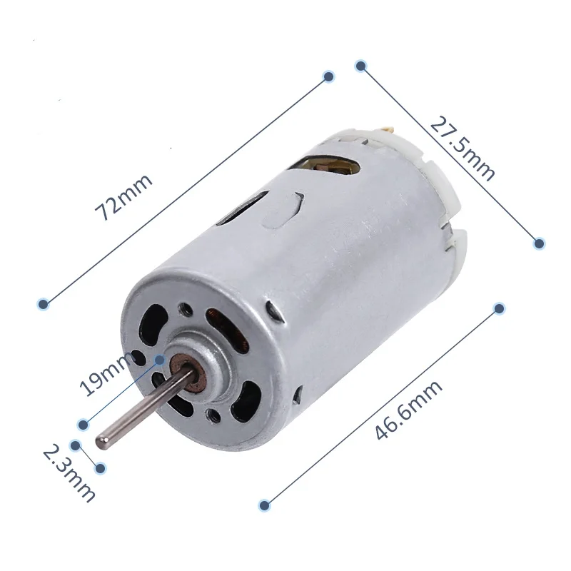 Custom 28mm  RA 390 motor  voltage  6v 9v 12v  24v small micro dc motor