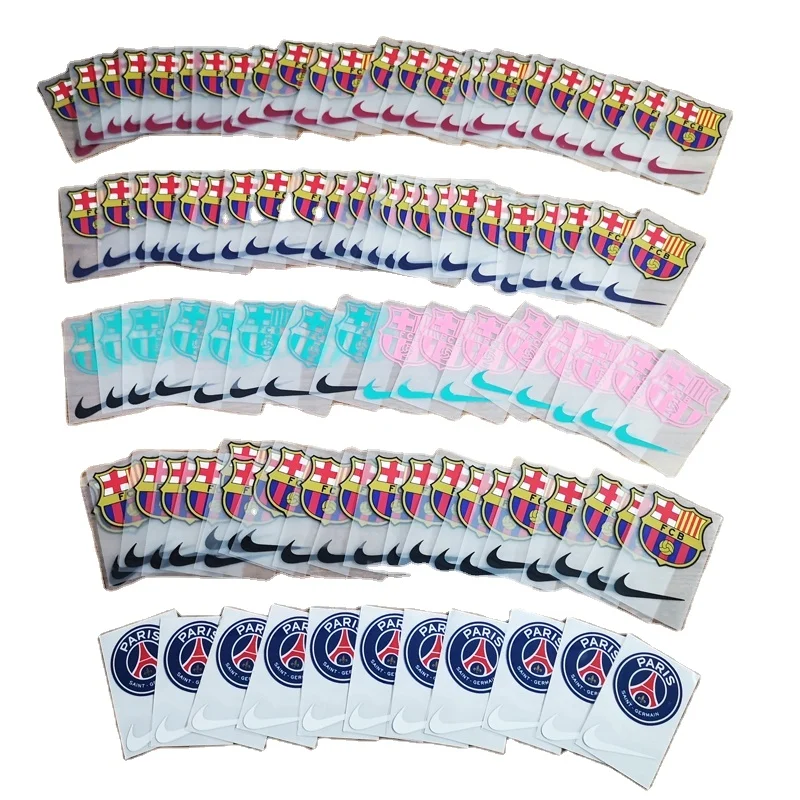 3D Silicone Sticker Raised  Printing Logo Sports Transfers Print Rubber Heat Transfer Patches