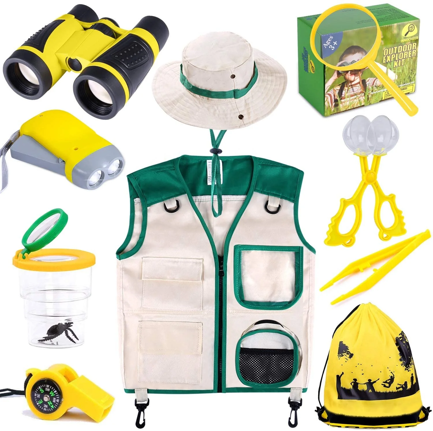 Wholesale Outdoor Explore Set For Kids Camping Adventure Toy Kit Outdoor Pretend Play Set