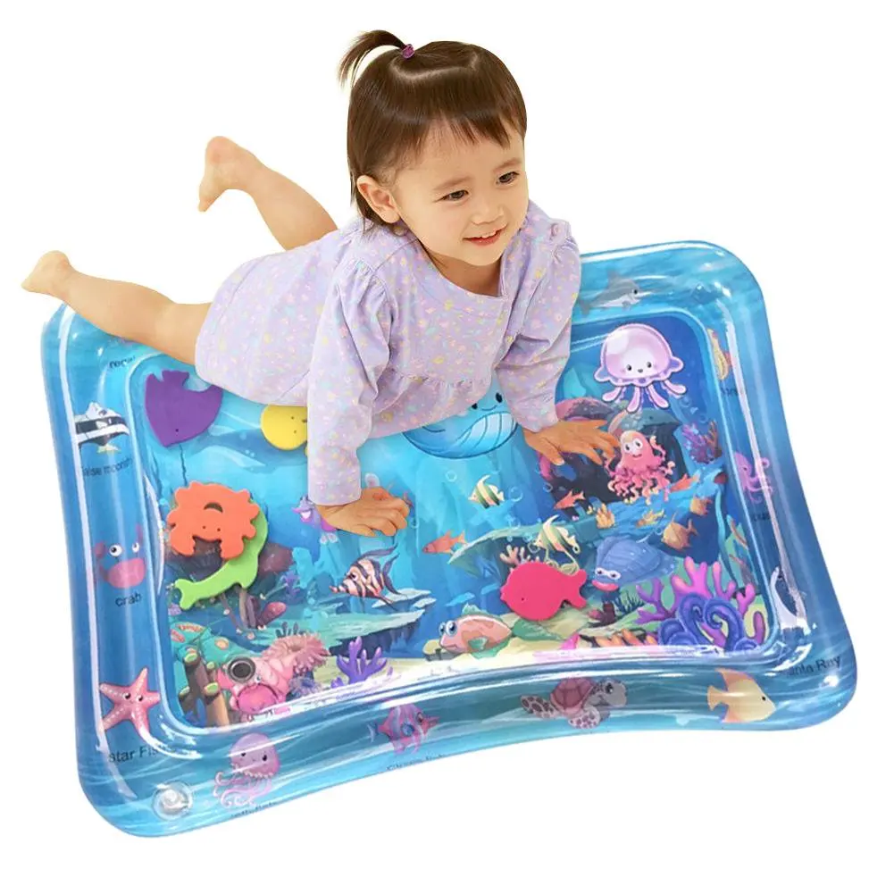 PVC Inflatable Water Mat Baby Pad Funny Pat Pad Outdoor Spray Pad Toddlers Water Play Mat for baby