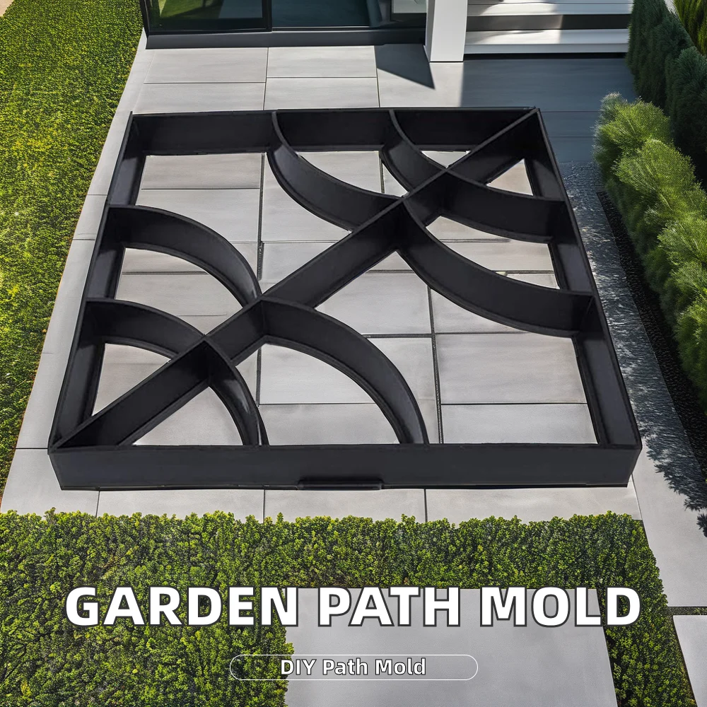 DIY Household Appliance for Garden Path Ornaments Plastic Cobblestone Paving Cement Patio Concrete Slabs for Outdoor Spaces