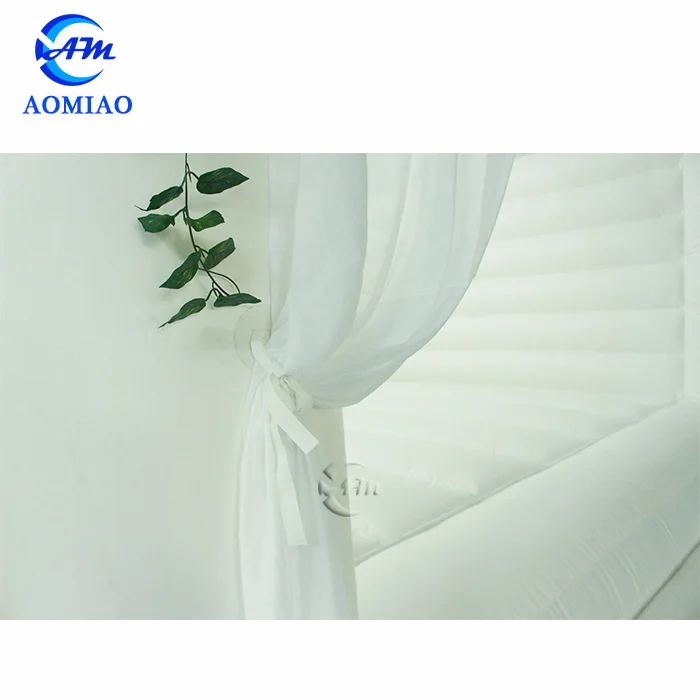 Надувная квадратная Свадебная палатка Aomiao, белый надувной замок для свадьбы, распродажа