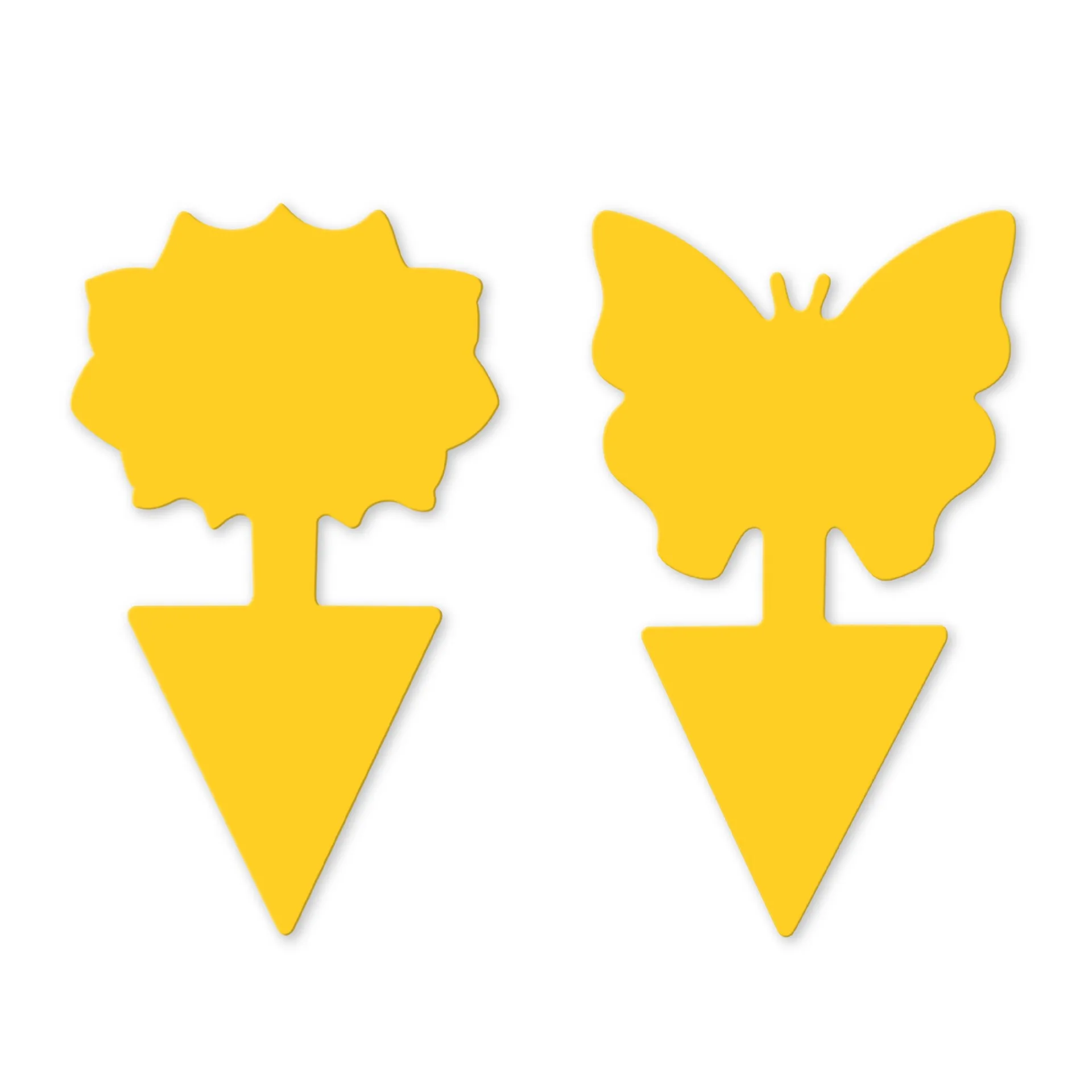 Hot Selling 12-Pack Yellow Plastic Fruit Fly Sticky Traps Indoor Outdoor Waterproof with Strong Glue Insect Control for Ants