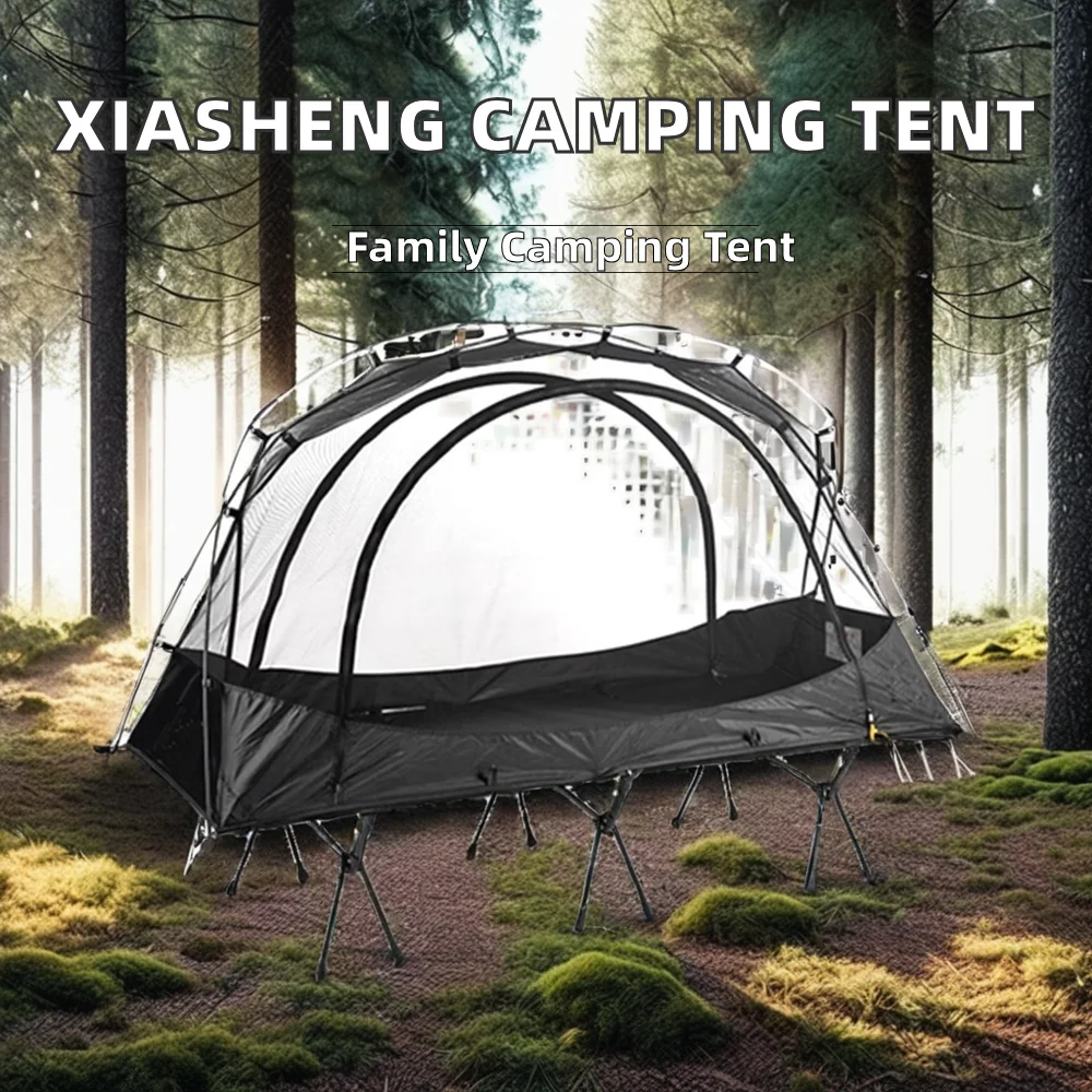 XIASHENG Single-person Japanese outdoor camping tent Camp bed tent  wildland roof top tent