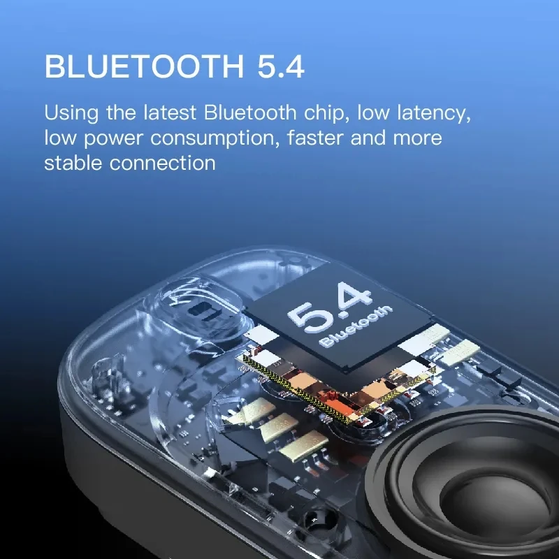 Outdoor Portable Mini Wireless Bluetooth 5.4 Speaker IPX5 Waterproof Wearable Magnetic Clip-on Bluetooth Speaker Audio