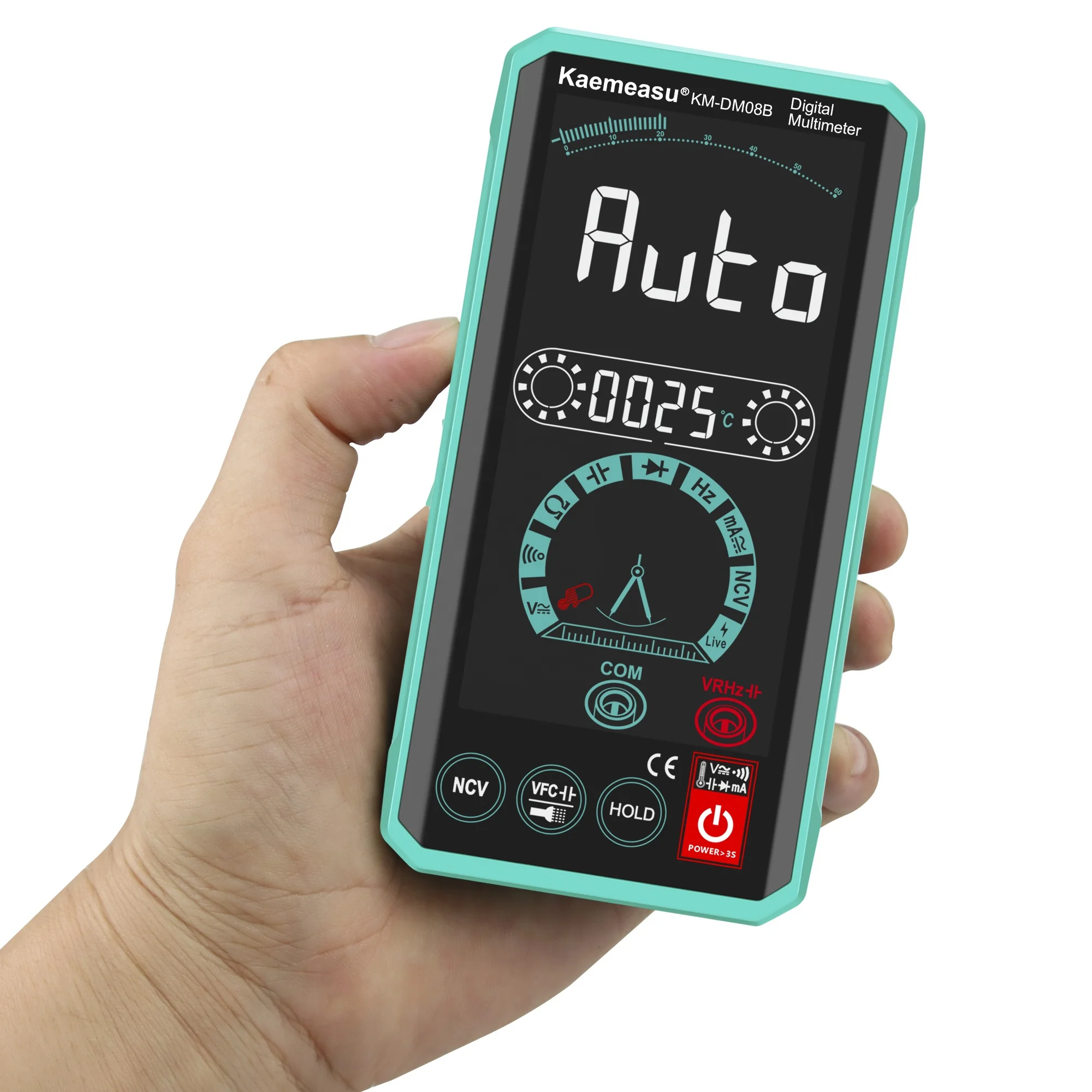 Wholesale Intelligent voice ture rms multimeters Electrician Bench digital multimeters  automatic touch screen smart multimeter