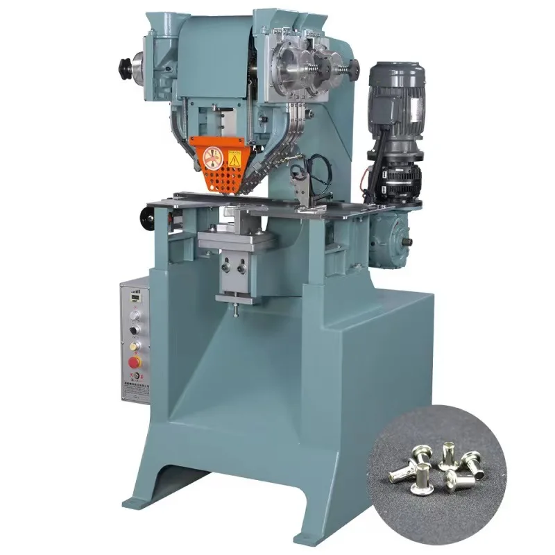 Metal Solid Feed Rivet Press Small  or big  Rivets Full Automatic Riveting Machine for pallet collar hinge