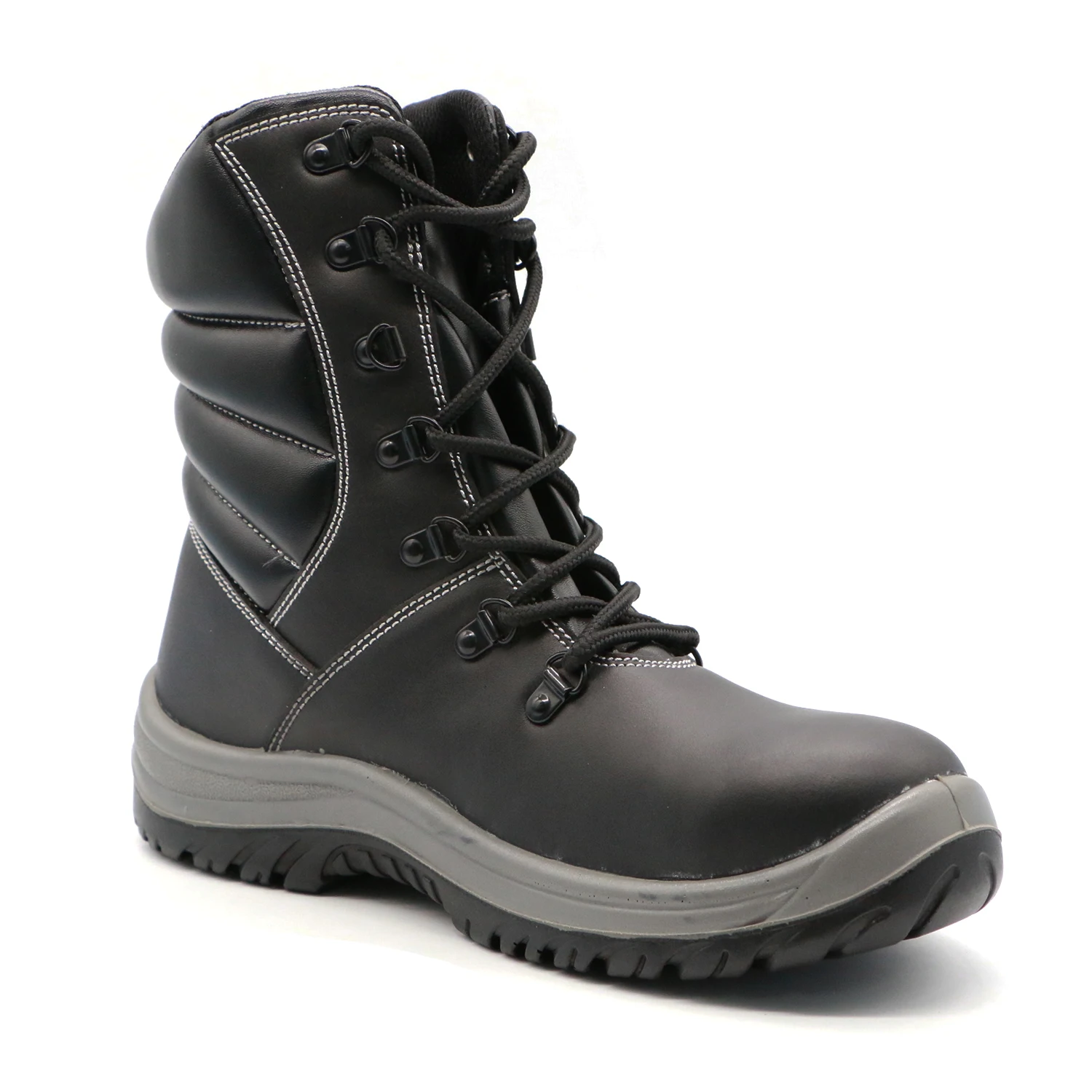 ENTE SAFETY PU injection work boots steel toe insert safety boots  anti smash anti puncture waterproof safety boots