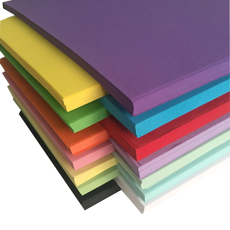 Manufacturer Supply Kids Crafts Wrap Paper A4 Heavyweight Bulk Color And White Construction Paper