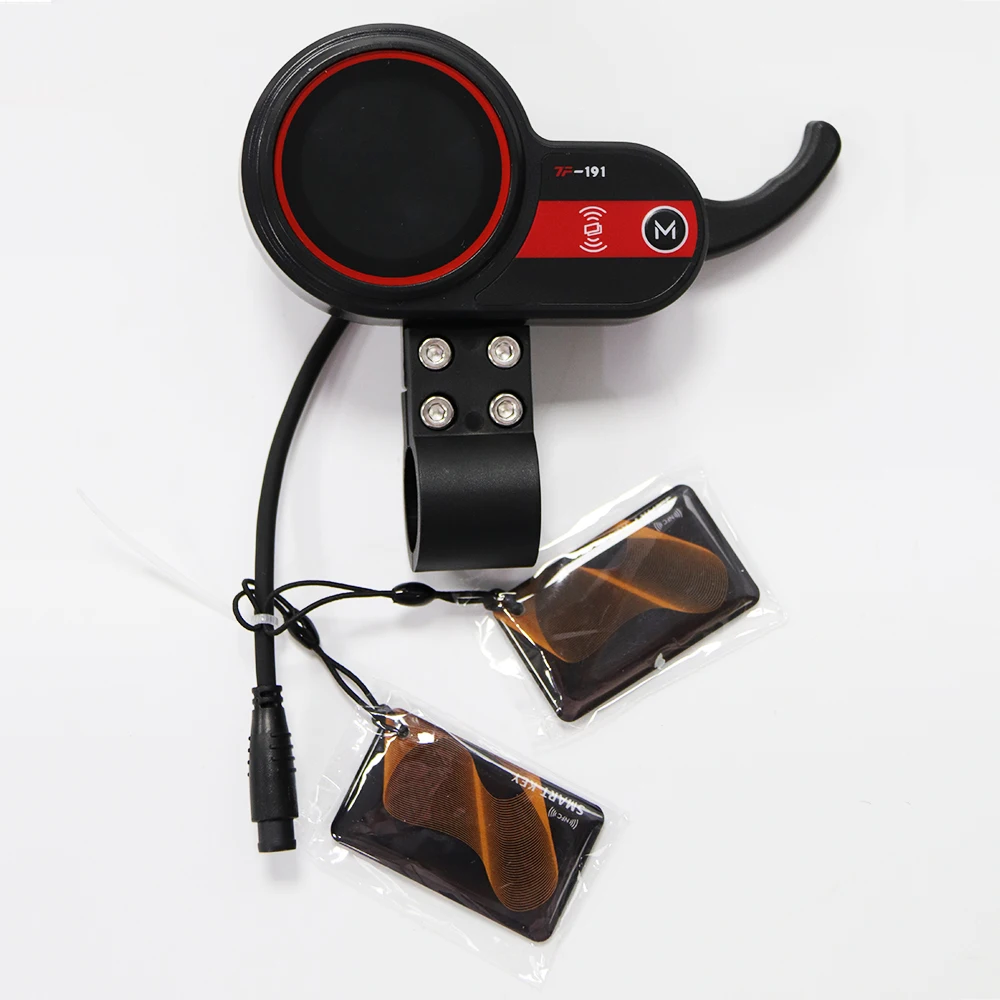 Foldable Electric Scooter Parts Accessories Lcd Monitor Meter Display with NFC Card For Electric Scooter