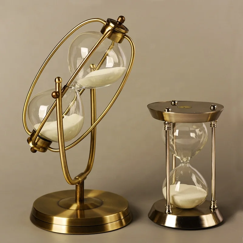 Wholesale High Borosilicate Handmade Hourglass Timer Clocks