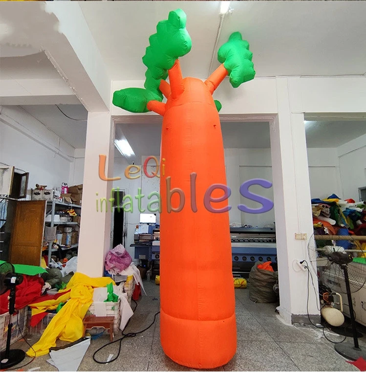 2m plant theme giant coconut tree inflatable model outdoor orange standing cartoon inflatable coconut tree model