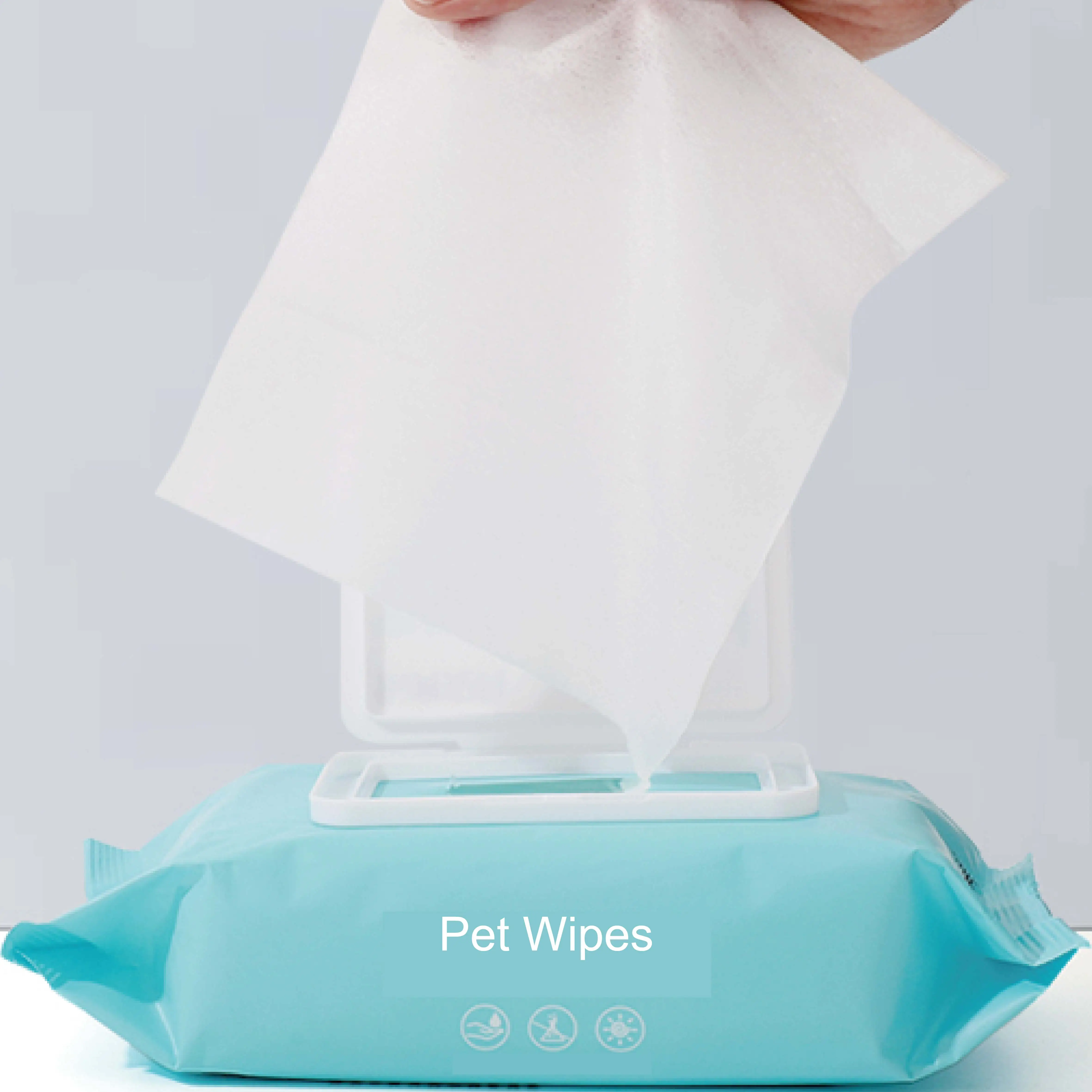 Factory Price Private Label Pet Finger Nail Cleaning Dog Cat Water Wet Wipes