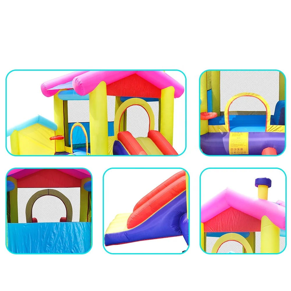 SS62088 Cheap Custom Large Jumping Bouncy Kids Inflatable Castle Moon Bounce House Banners for Sale