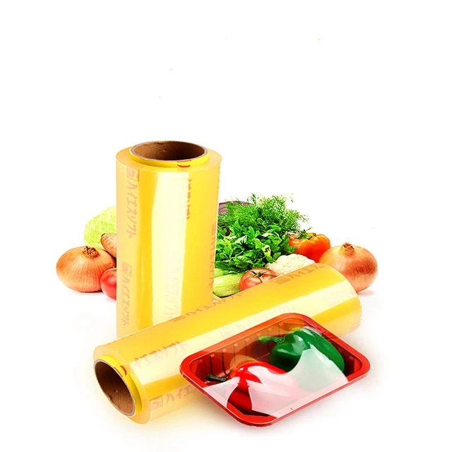 Hot Selling Food Grade Household Pvc Raw Material Cling Film For Hotel Restaurant