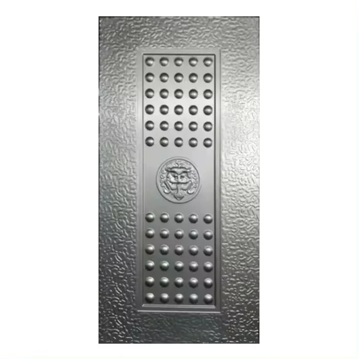 Good Quality Latest Modern Design Security Steel Door Skin Pressed Panel Cast Aluminum Door Skin