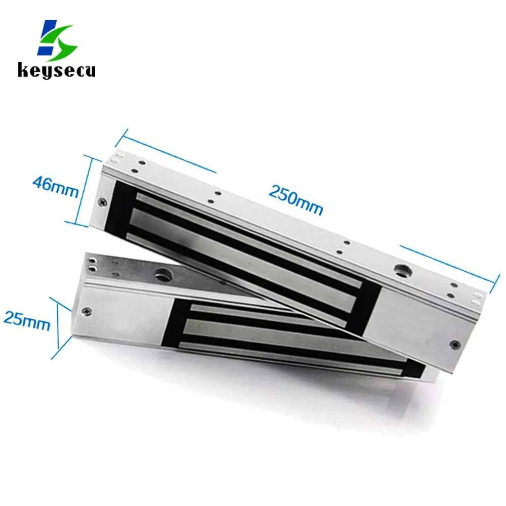Keysecu 280 кг/600lbs комбинации Магнитный Em дверной замок для стеклянной